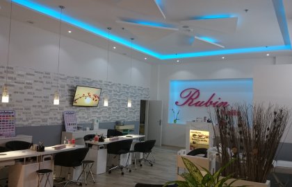 Sadrokartónový podhľad Rubín Nails Kosice