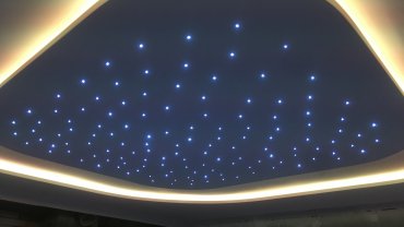 LED podsvietene sadrokartónové stropy